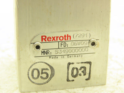 Rexroth 5349000000 Solenoid Air Valve Media Barrier Filter Element
