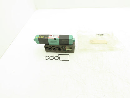 Numatics 082SS415M019M61 Pneumatic Dual Solenoid Valve 2 Pos 4 Way 150 PSI 24VDC