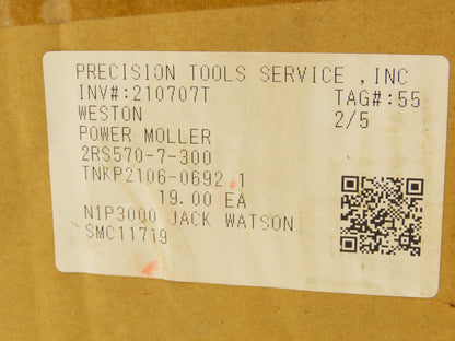 Weston 2RS-570-7-300 Motorized Conveyor Roller 57mm x 300mm 200V 3PH  Lot of 4