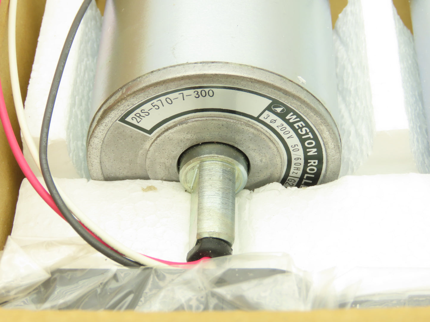 Weston 2RS-570-7-300 Motorized Conveyor Roller 57mm x 300mm 200V 3PH  Lot of 4