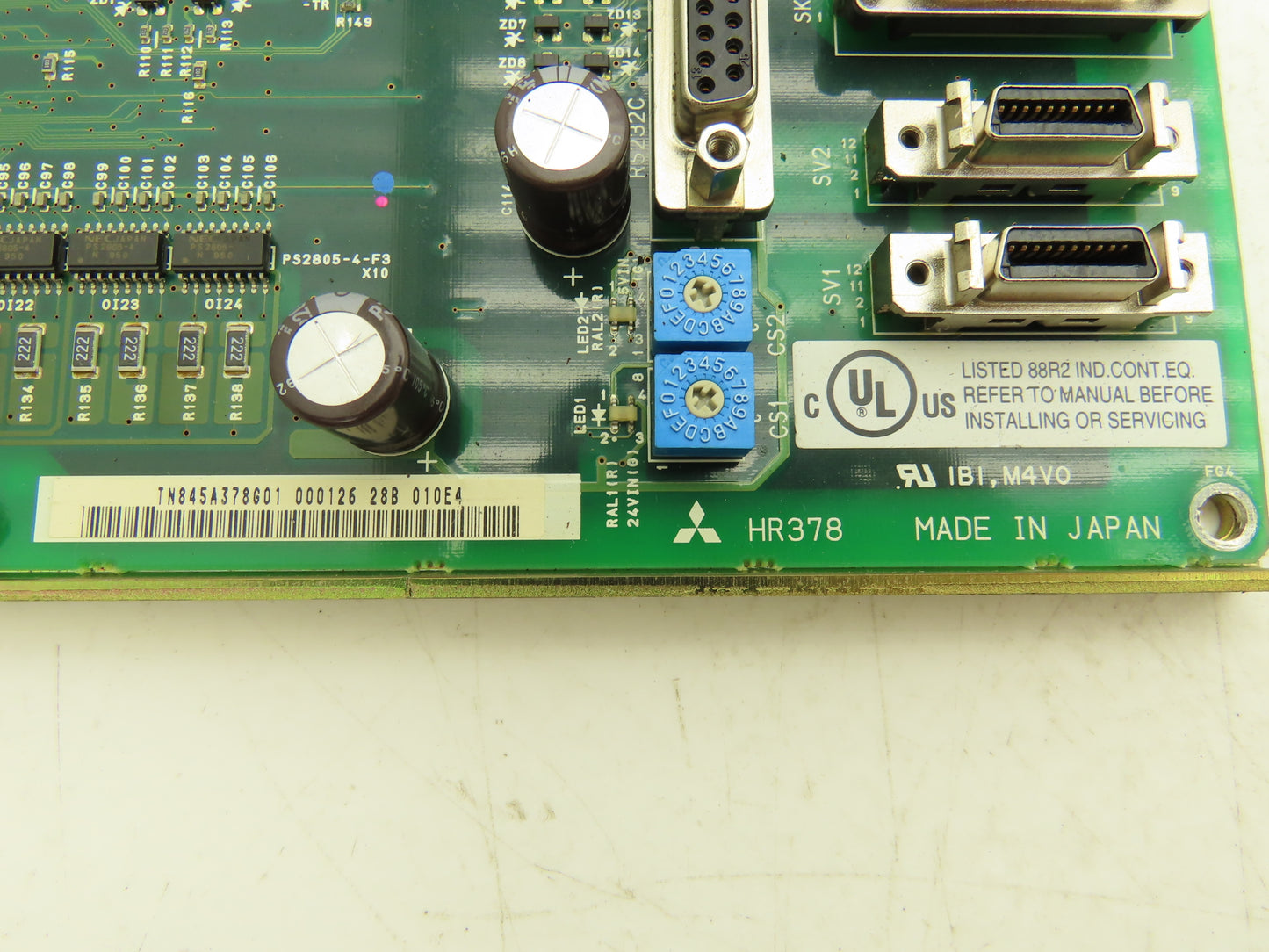 Mitsubishi BN638A039G51 Printed Circuit Board PCB Machine Control FCU6-HR378