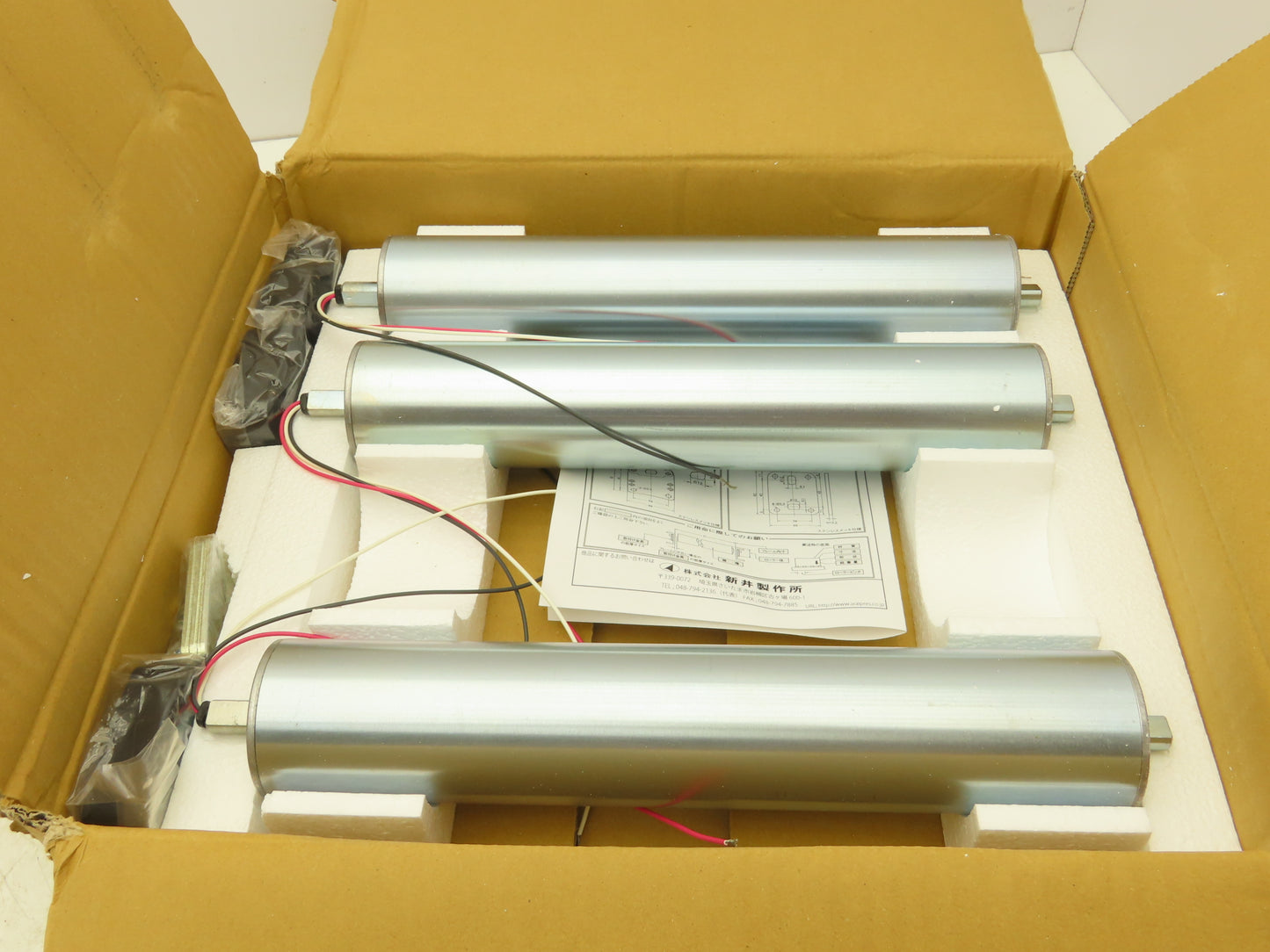 Weston 2RS-570-7-300 Motorized Conveyor Roller 57mm x 300mm 200V 3PH  Lot of 3