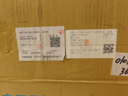 Weston 2RS-570-7-300 Motorized Conveyor Roller 57mm x 300mm 200V 3PH  Lot of 3