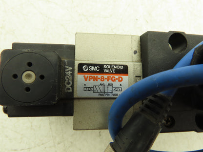 SMC VPN-8-FG-D Pneumatic Air Dual Solenoid Valve 110V