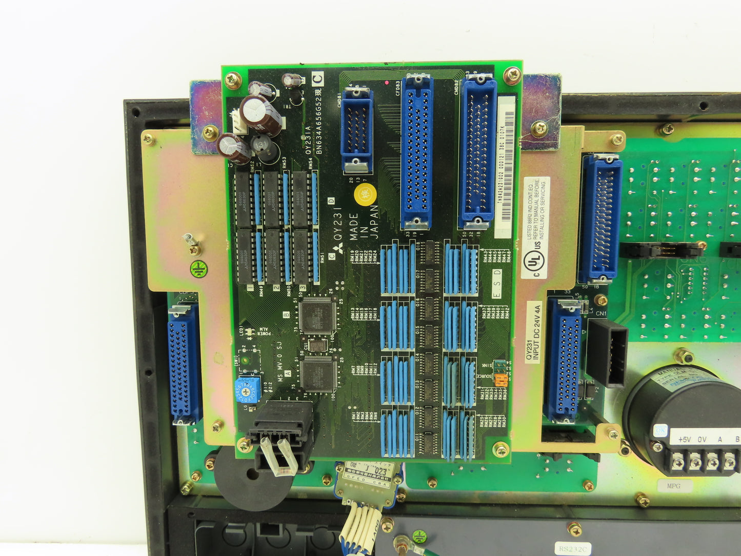 Mori Seiki CV-501 HMI Operator Push Button Control Panel Unit E54078 A01