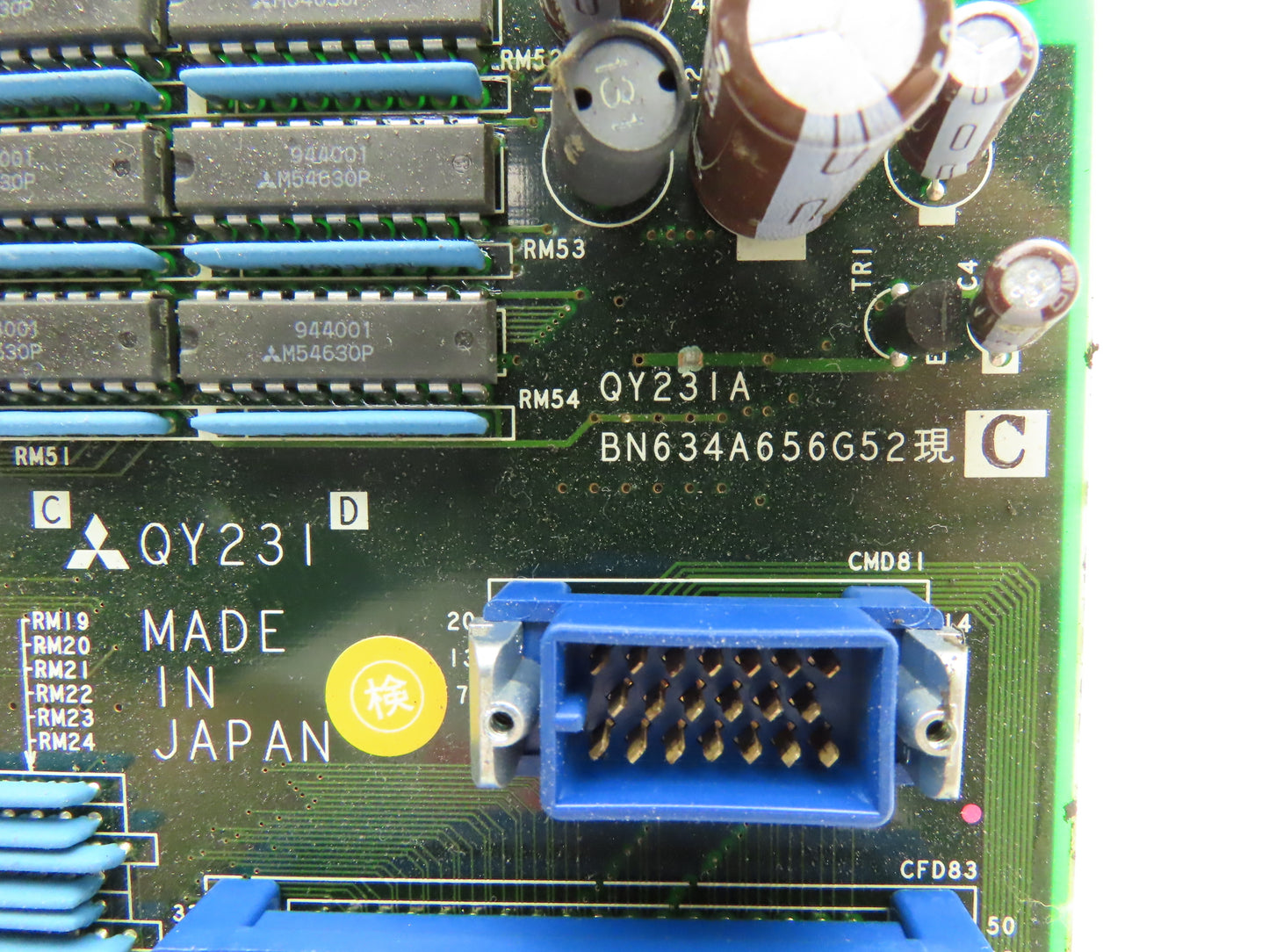 Mori Seiki CV-501 HMI Operator Push Button Control Panel Unit E54078 A01