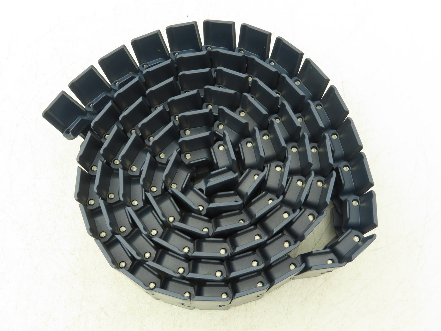 System Plast NGE880TAB-K450 TableTop Conveyor Chain 4.5"x 10Ft Side-Flexing Blue