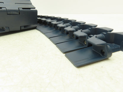 System Plast NGE880TAB-K450 TableTop Conveyor Chain 4.5"x 10Ft Side-Flexing Blue