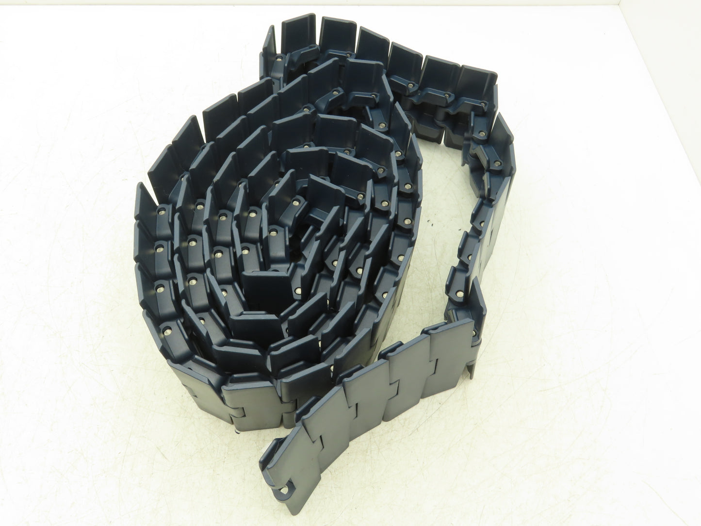 System Plast NGE880TAB-K450 TableTop Conveyor Chain 4.5"x 10Ft Side-Flexing Blue