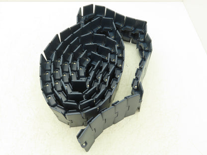 System Plast NGE880TAB-K450 TableTop Conveyor Chain 4.5"x 10Ft Side-Flexing Blue