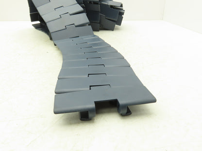 System Plast NGE880TAB-K450 TableTop Conveyor Chain 4.5"x 10Ft Side-Flexing Blue