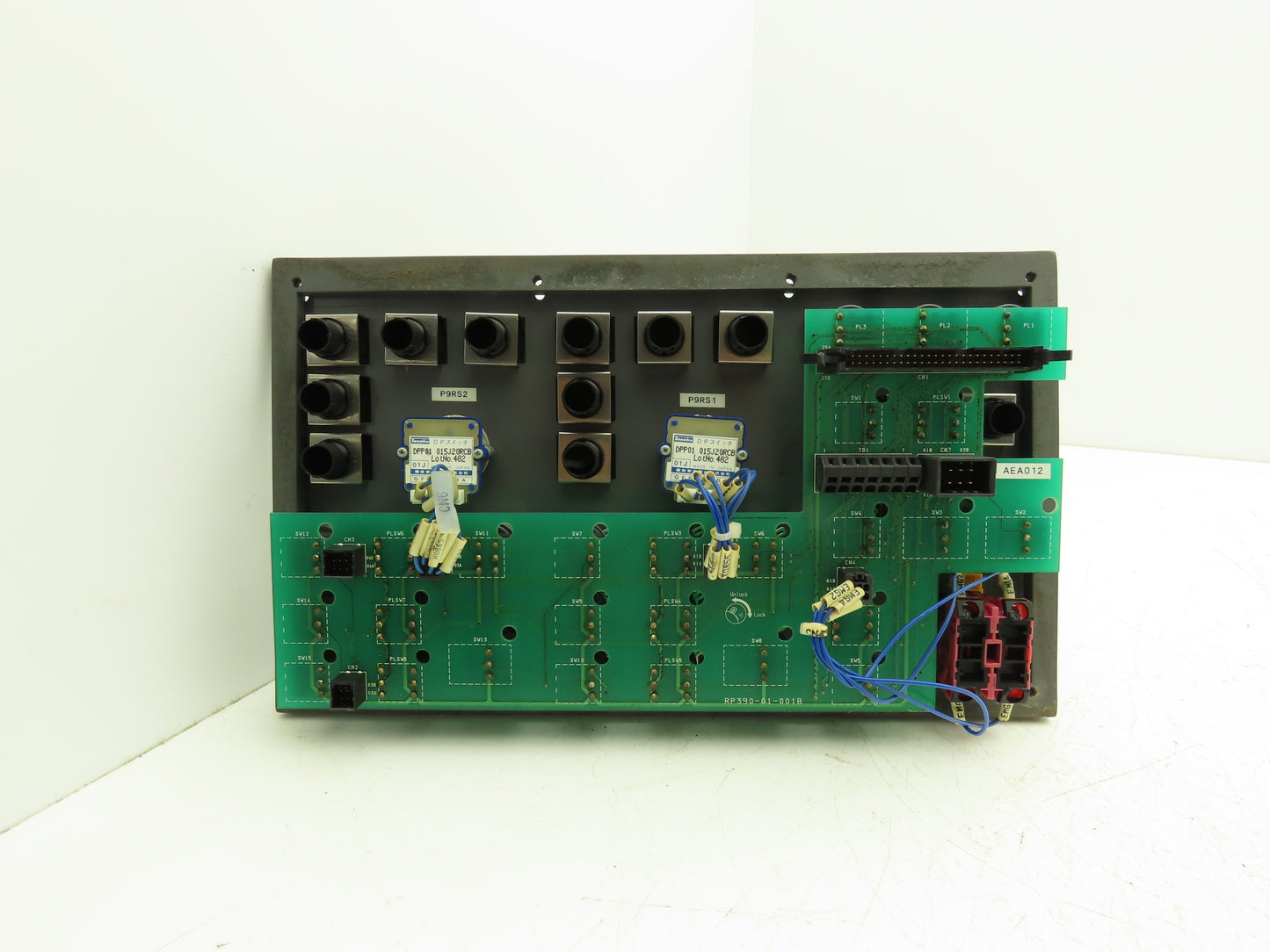 Fuji RP390-01-001B HMI Operator Push Button Control Panel Unit E54078 A01