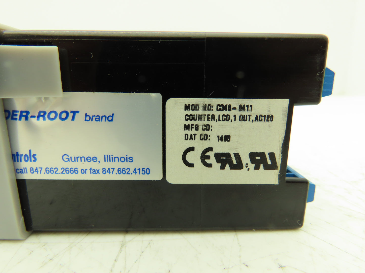 Danaher Controls C346-0411 Veeder Root Counter LCD Display 30VDC Sensor