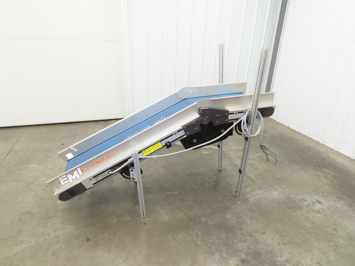 EMI EAR16-24-48-20 Flat to Decline Belt Conveyor 0-60° Adj 16"x 70"L 115V *READ*