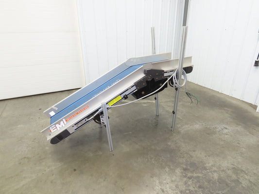 EMI EAR16-24-48-20 Flat to Decline Belt Conveyor 0-60° Adj 16"x 70"L 115V *READ*