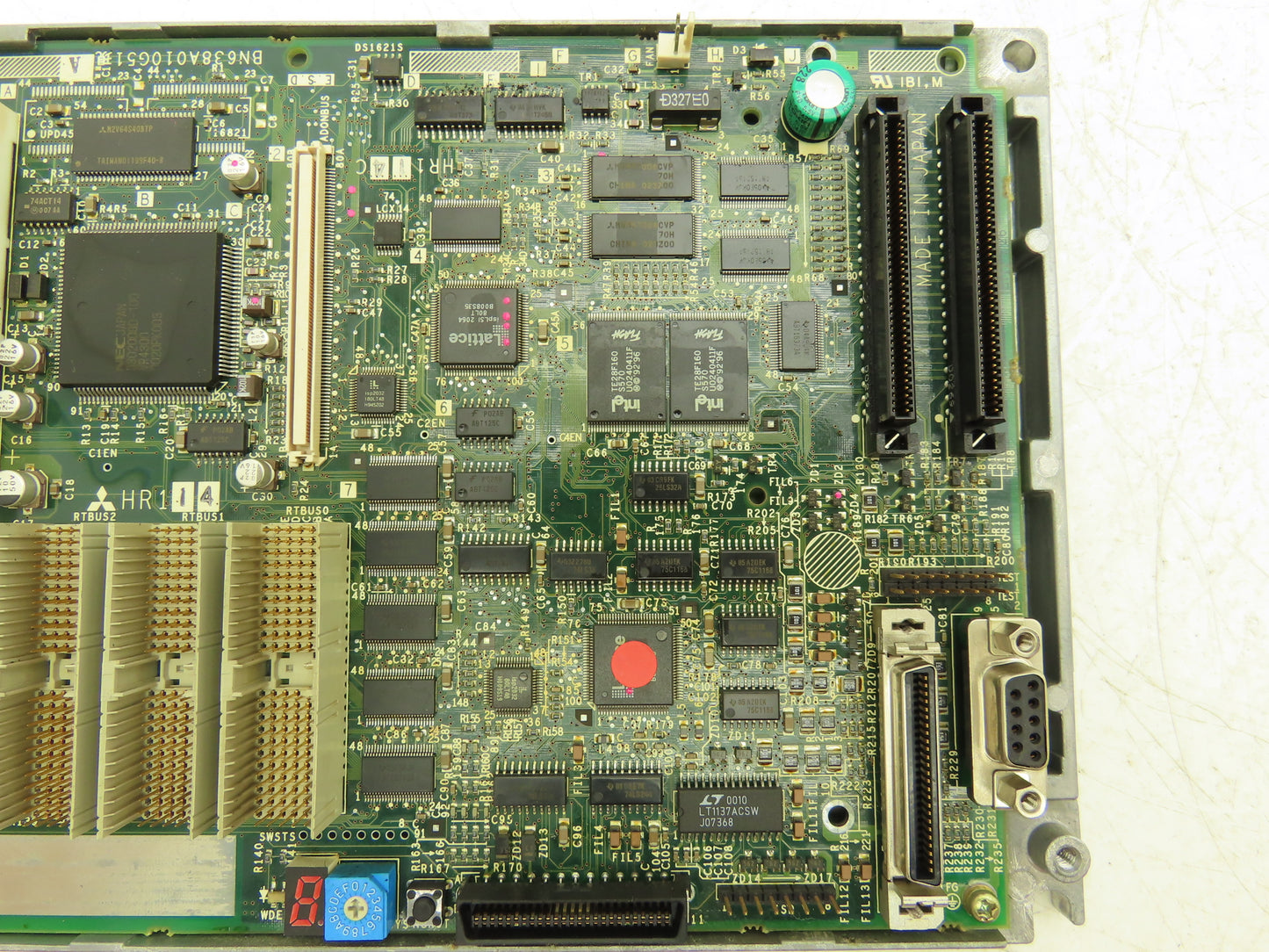 Mitsubishi BN638A010G51 Printed Circuit Board PCB Control Card Backplane HR114C