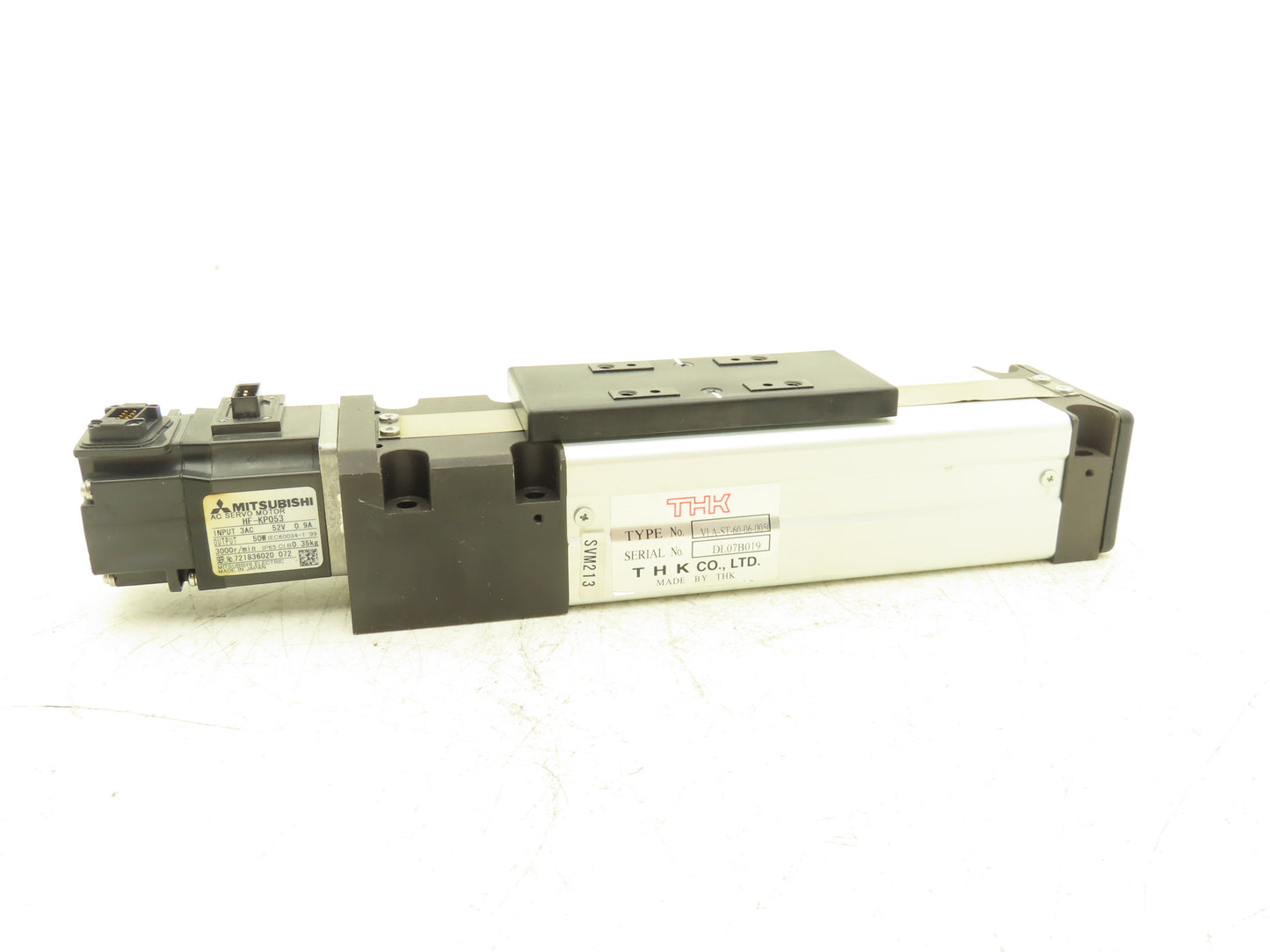 THK VLA-ST-60-06-0050 Linear Actuator W Servo Motor - Bolts Missing - Lot Of 3