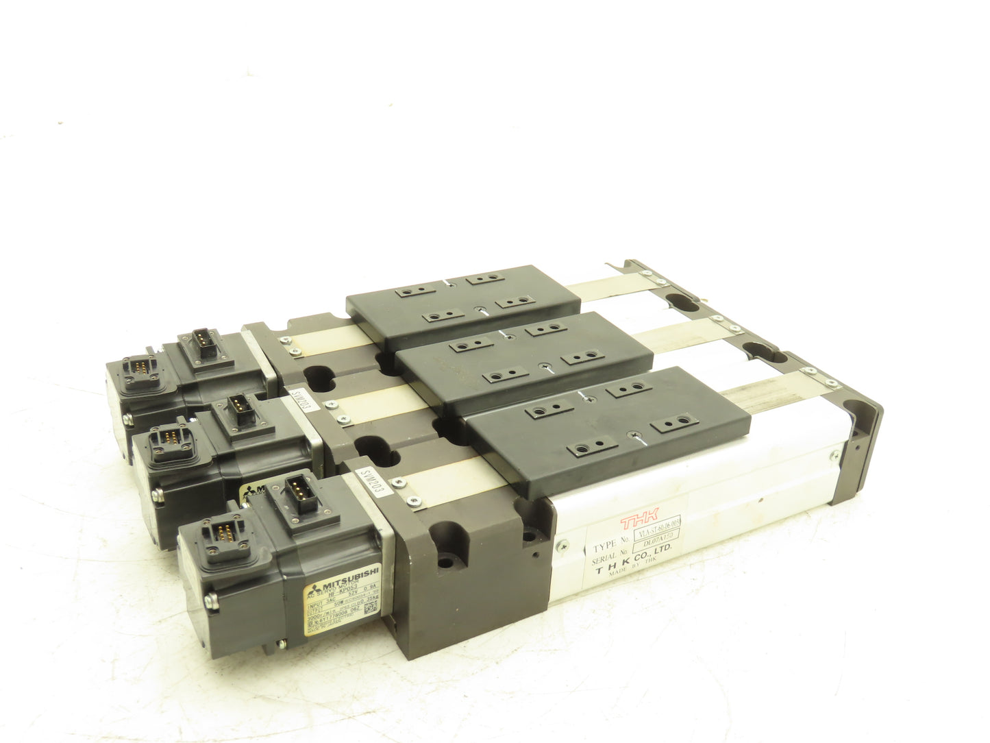THK VLA-ST-60-06-0050 Linear Actuator W Servo Motor - Bolts Missing - Lot Of 3