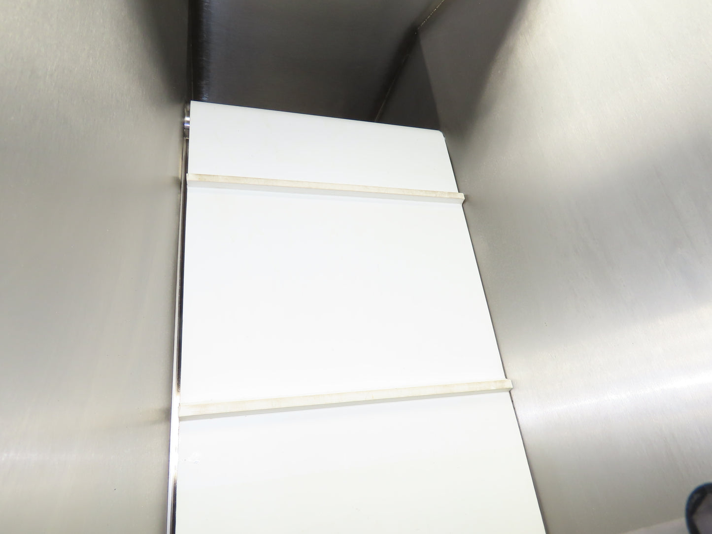 Helatec Held AG Stainless Incline Feed Conveyor 300mm Cleated Belt 64"L 230V 1PH