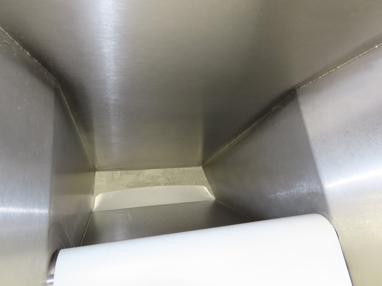 Helatec Held AG Stainless Incline Feed Conveyor 300mm Cleated Belt 64"L 230V 1PH