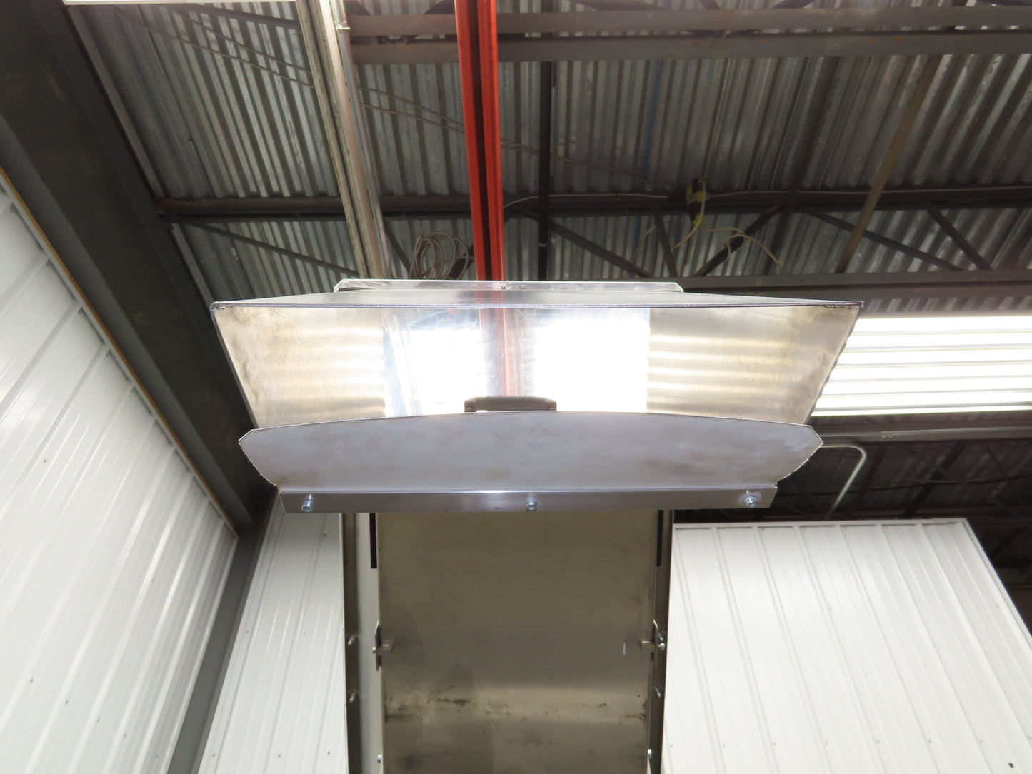 Helatec Held AG Stainless Incline Feed Conveyor 300mm Cleated Belt 64"L 230V 1PH