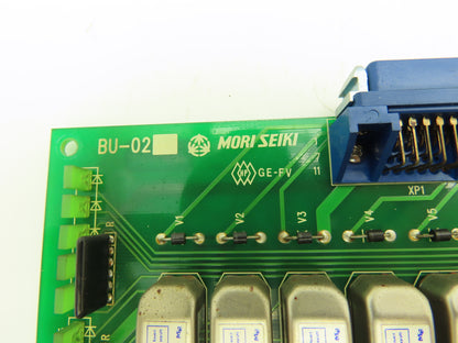 Mori Seiki BU-02 Printed Circuit Board PCB Relay Control Card A-0137