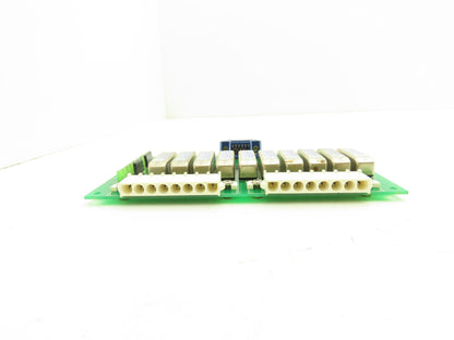Mori Seiki BU-02 Printed Circuit Board PCB Relay Control Card A-0137