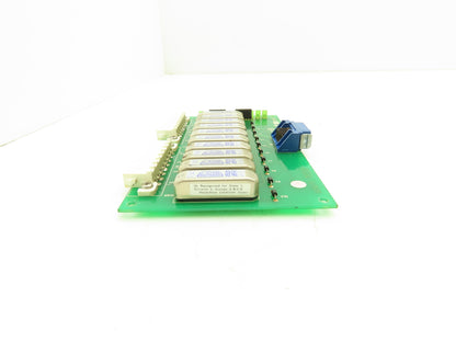 Mori Seiki BU-02 Printed Circuit Board PCB Relay Control Card A-0137
