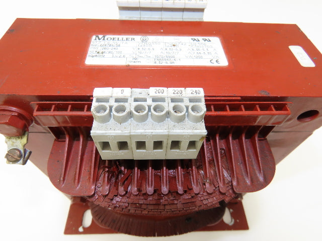 Moeller STZ 1.6/W/TA Stepdown Power Transformer 1200VA 1ph HV 240V LV 24/90/100V