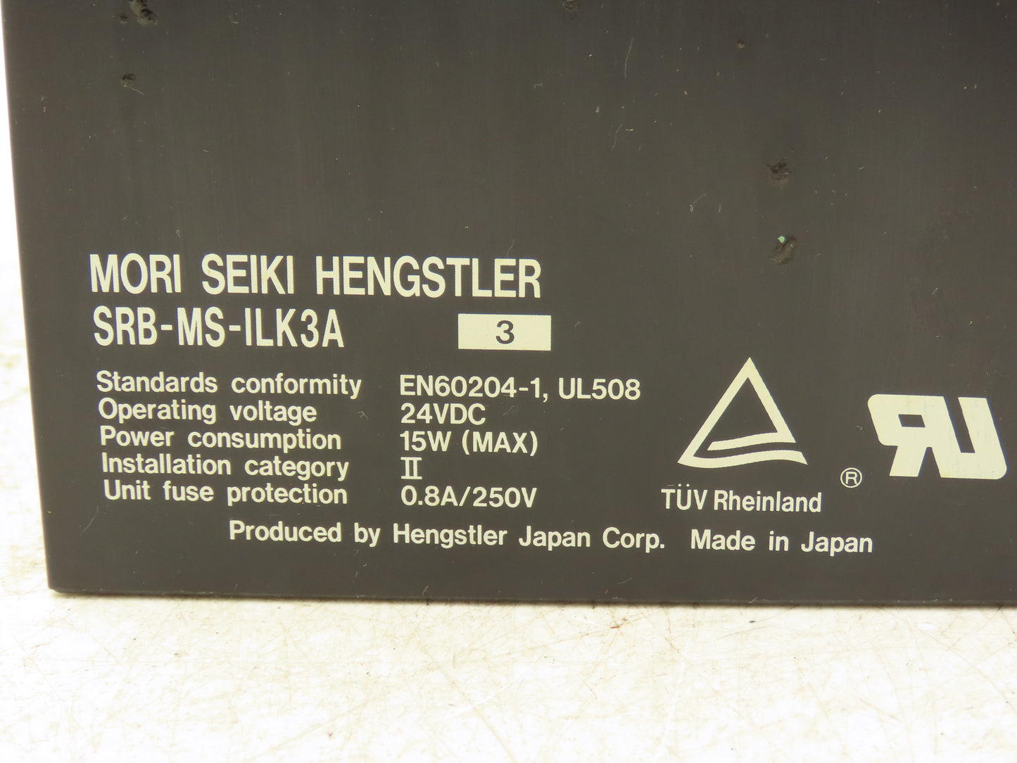 Mori Seiki Hengstler SRB-MS-ILK3A Interlock Module 24VDC 15W AP-SFT