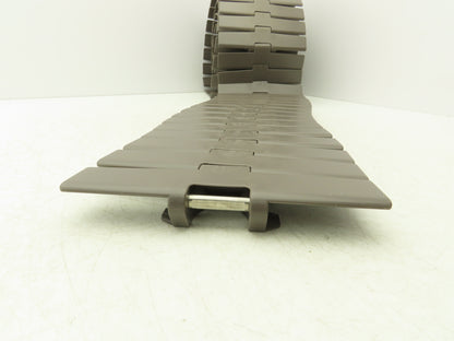 Regina FliteTop 882T TableTop Conveyor Chain 7.5"x 10' Side-Flexing Brown