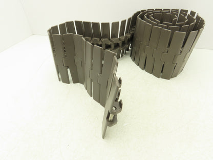 Regina FliteTop 882T TableTop Conveyor Chain 7.5"x 10' Side-Flexing Brown