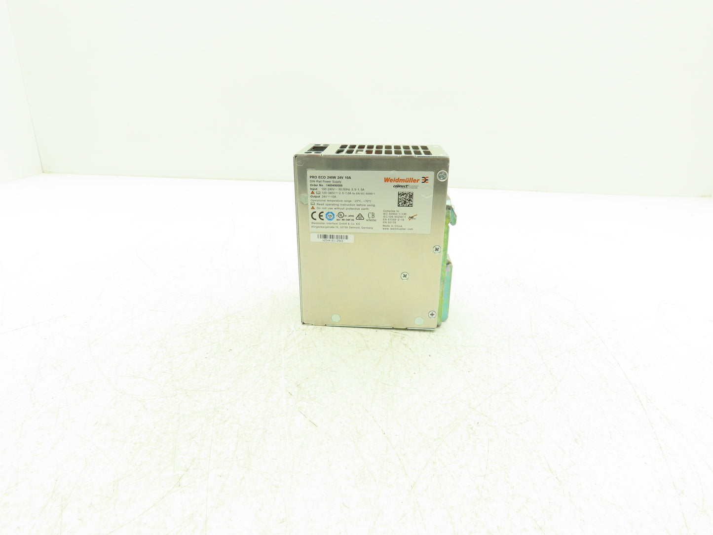 Weidmüller 1469490000 10A Power Supply 100-240V AC to 24V Connect Power PRO ECO