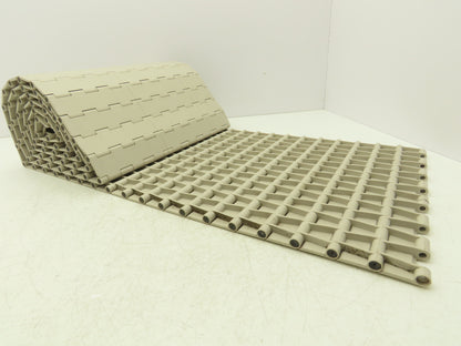 Rexnord HT4705-15 MatTop Plastic Conveyor Belt Chain 15"W x 10' Length Tan