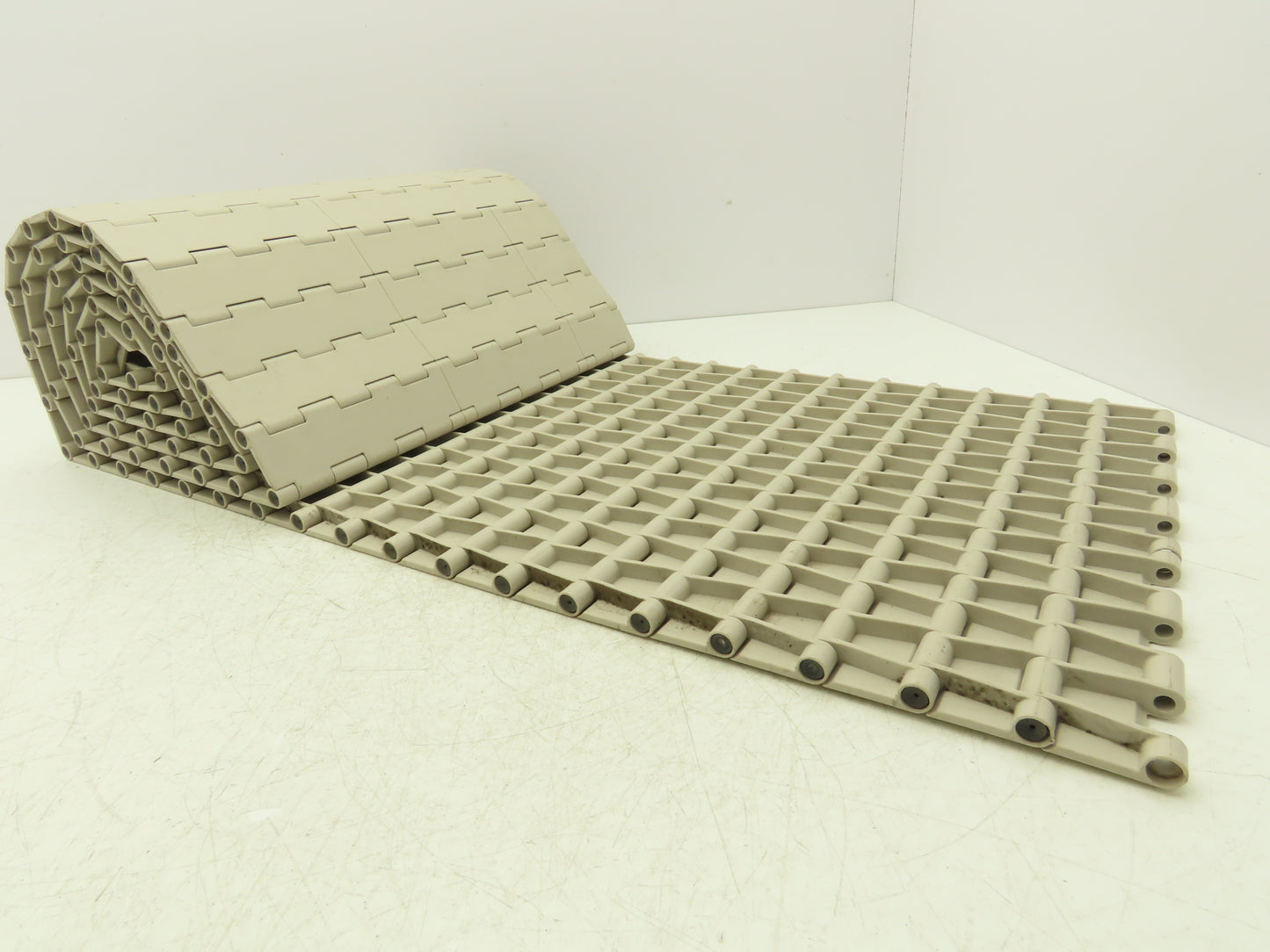 Rexnord HT4705-15 MatTop Plastic Conveyor Belt Chain 15"W x 10' Length Tan