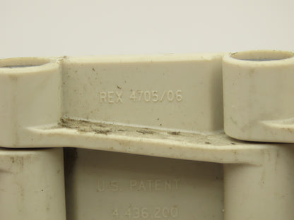 Rexnord HT4705-15 MatTop Plastic Conveyor Belt Chain 15"W x 10' Length Tan