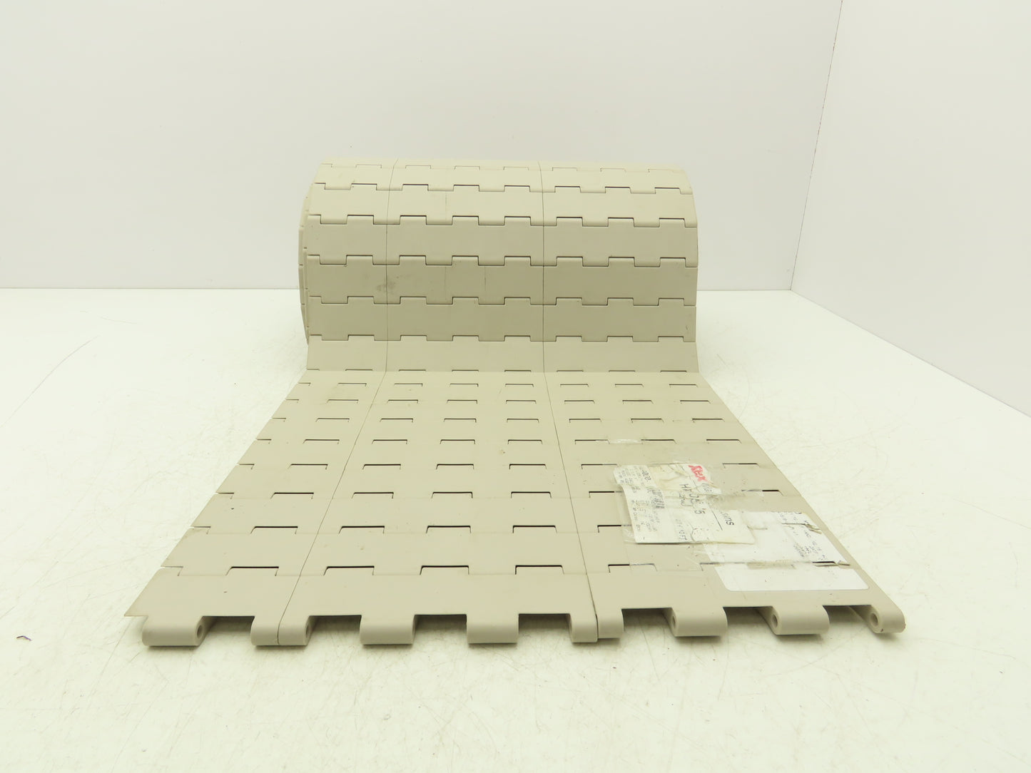 Rexnord HT4705-15 MatTop Plastic Conveyor Belt Chain 15"W x 10' Length Tan