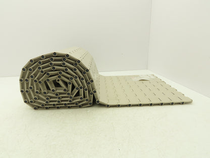 Rexnord HT4705-15 MatTop Plastic Conveyor Belt Chain 15"W x 10' Length Tan