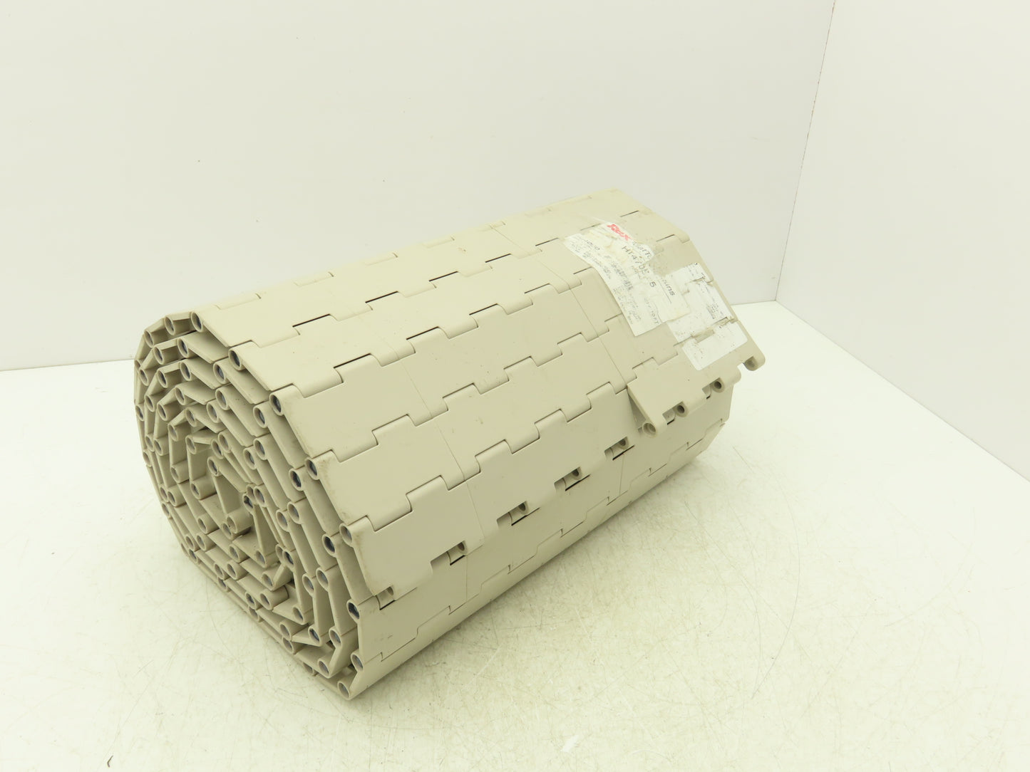 Rexnord HT4705-15 MatTop Plastic Conveyor Belt Chain 15"W x 10' Length Tan