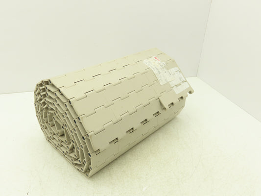 Rexnord HT4705-15 MatTop Plastic Conveyor Belt Chain 15"W x 10' Length Tan