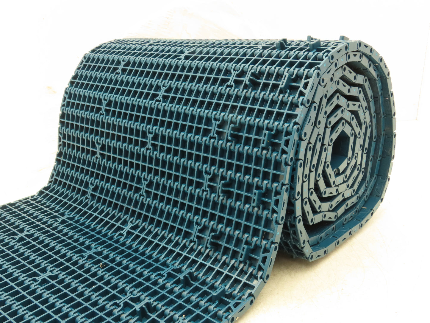 Rexnord XLG1000FT-340mm PT-1DP MatTop Plastic Conveyor Belt Chain 10'L Green