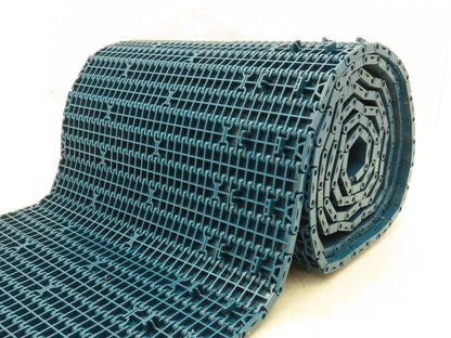 Rexnord XLG1000FT-340mm PT-1DP MatTop Plastic Conveyor Belt Chain 10'L Green