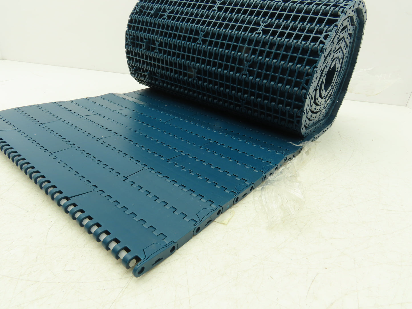 Rexnord XLG1000FT-340mm PT-1DP MatTop Plastic Conveyor Belt Chain 10'L Green