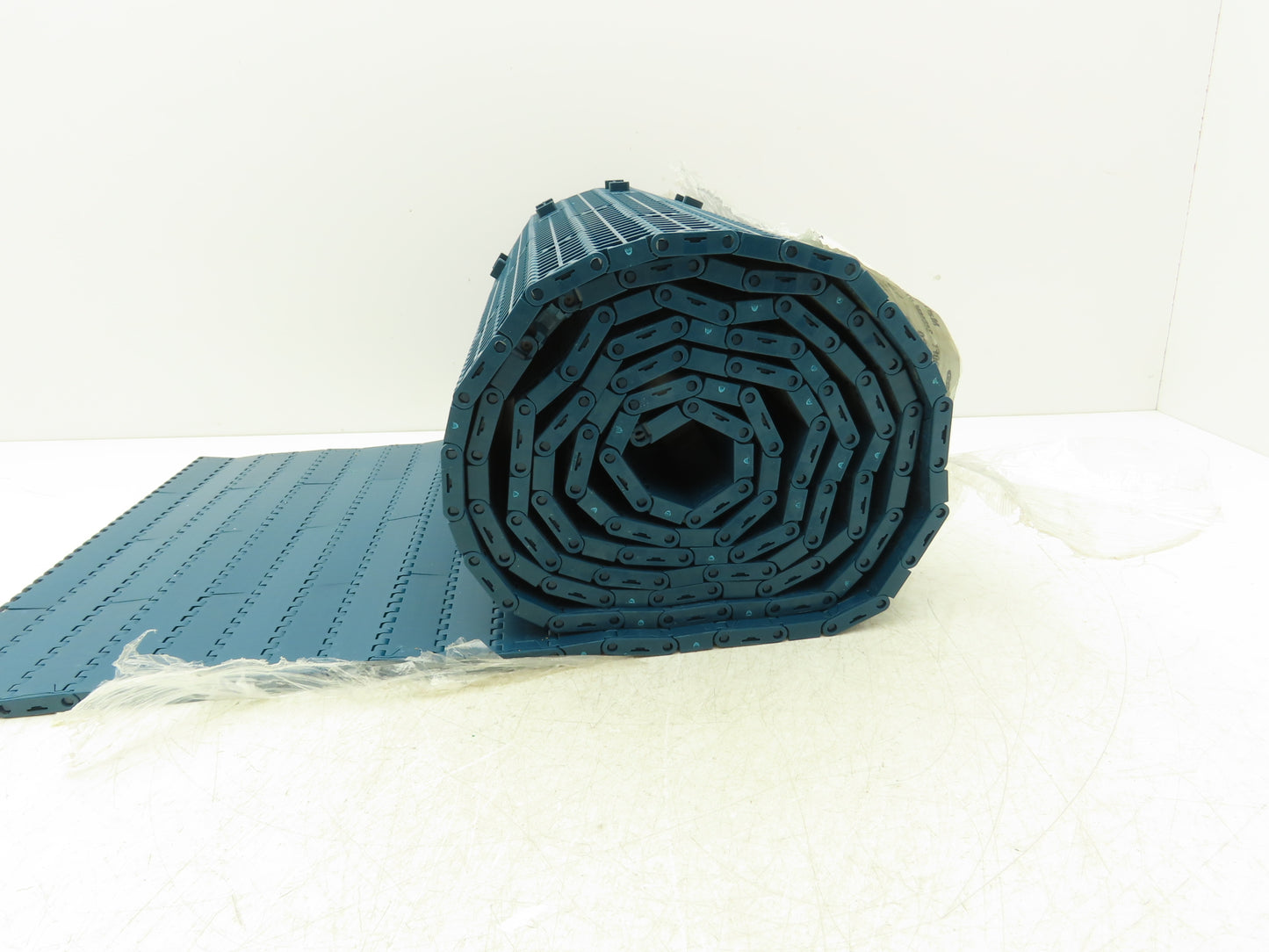 Rexnord XLG1000FT-340mm PT-1DP MatTop Plastic Conveyor Belt Chain 10'L Green