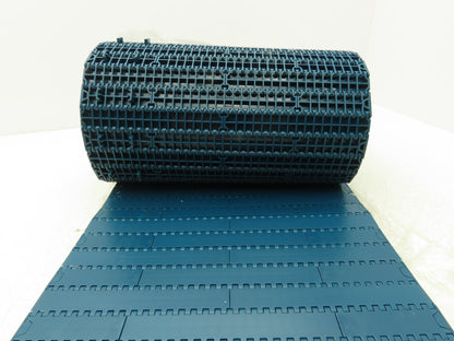 Rexnord XLG1000FT-340mm PT-1DP MatTop Plastic Conveyor Belt Chain 10'L Green