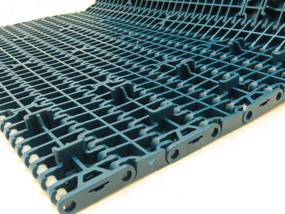 Rexnord XLG1000FT-340mm PT-1DP MatTop Plastic Conveyor Belt Chain 10'L Green
