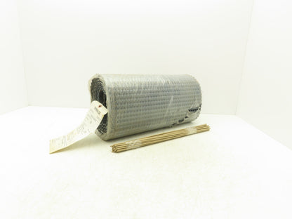 Intralox 1000 Series Flat MatTop Plastic Conveyor Belt Chain 18"W x 10'L Gray