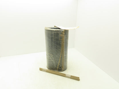 Intralox 1000 Series Flat MatTop Plastic Conveyor Belt Chain 18"W x 10'L Gray