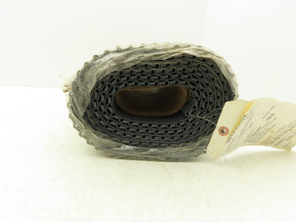 Intralox 1000 Series Flat MatTop Plastic Conveyor Belt Chain 18"W x 10'L Gray