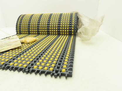 Intralox 1000 Series HDR Insert Roller Top Plastic Conveyor Belt Chain 18"x 10'L